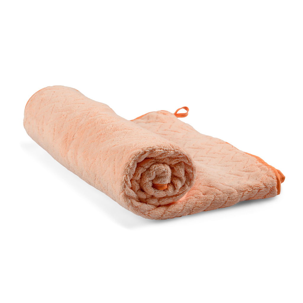 Livmore Woven Microfibre Towel (70 x140 cm) - Orange_8516199_4