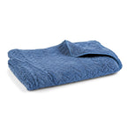 Livmore Woven Microfibre Towel (70 x140 cm) - Navy_8516200