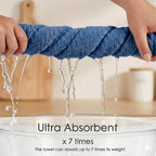 Livmore Woven Microfibre Towel (70 x140 cm) - Navy_8516200_3