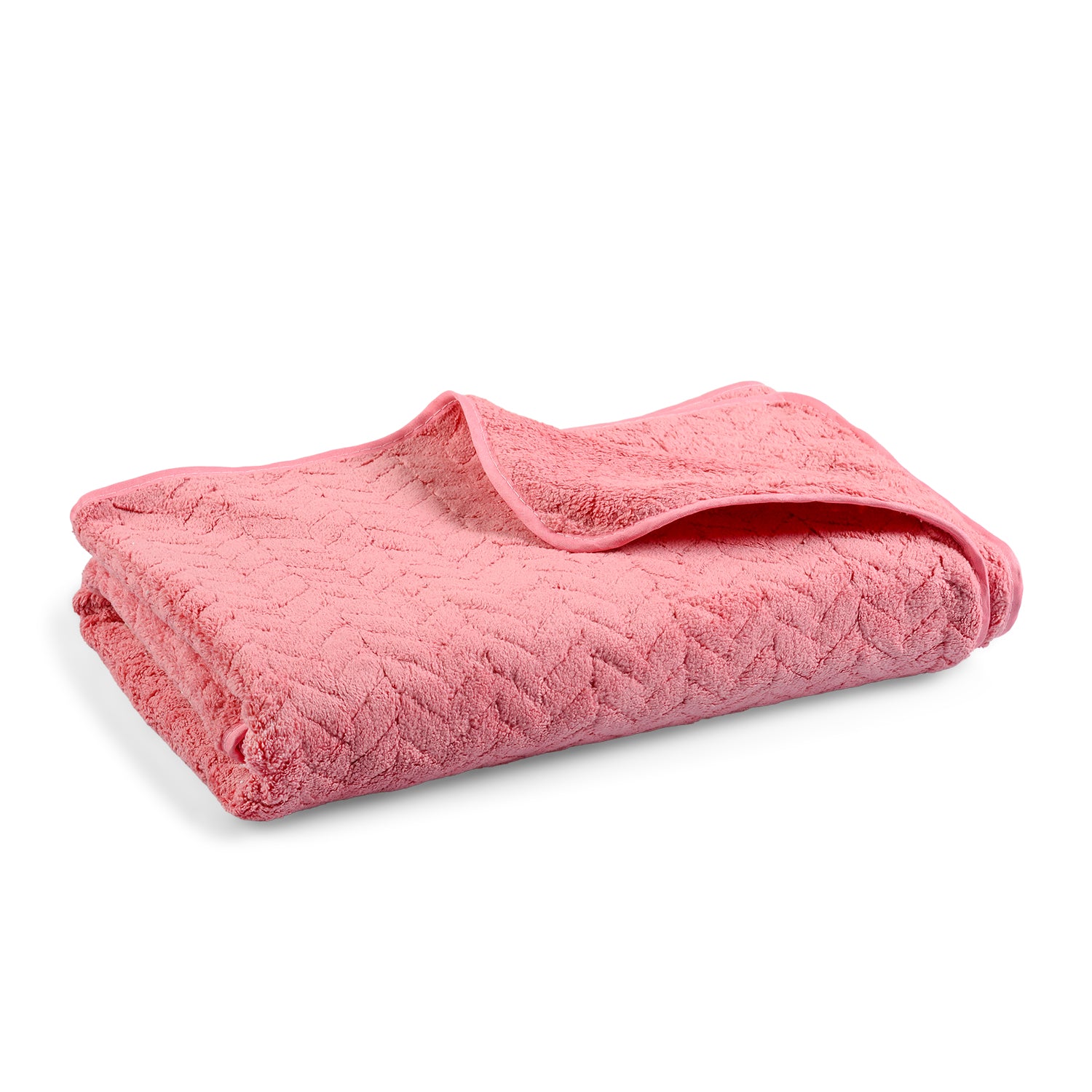 Livmore Woven Microfibre Towel (70 x140 cm) - Pink V32515864 0