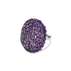African Amethyst Cluster Ring 9.44 Ct._8516451