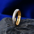 Band Ring in 18K Vermeil Yellow Gold Plated & Platinum Overlay Sterling Silver_8516539_2