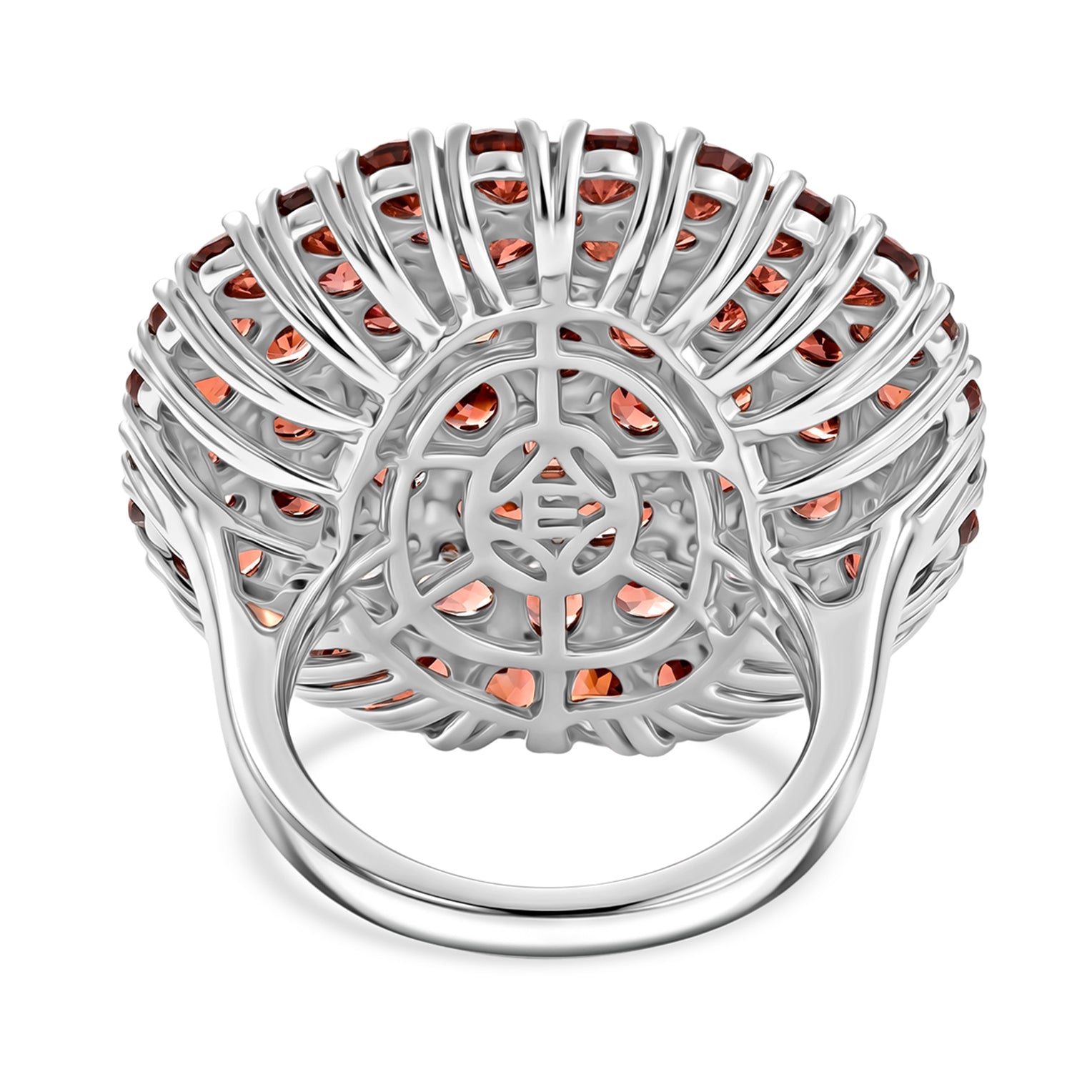 Red Garnet Cluster Ring 13.00 Ct. V32521971 7