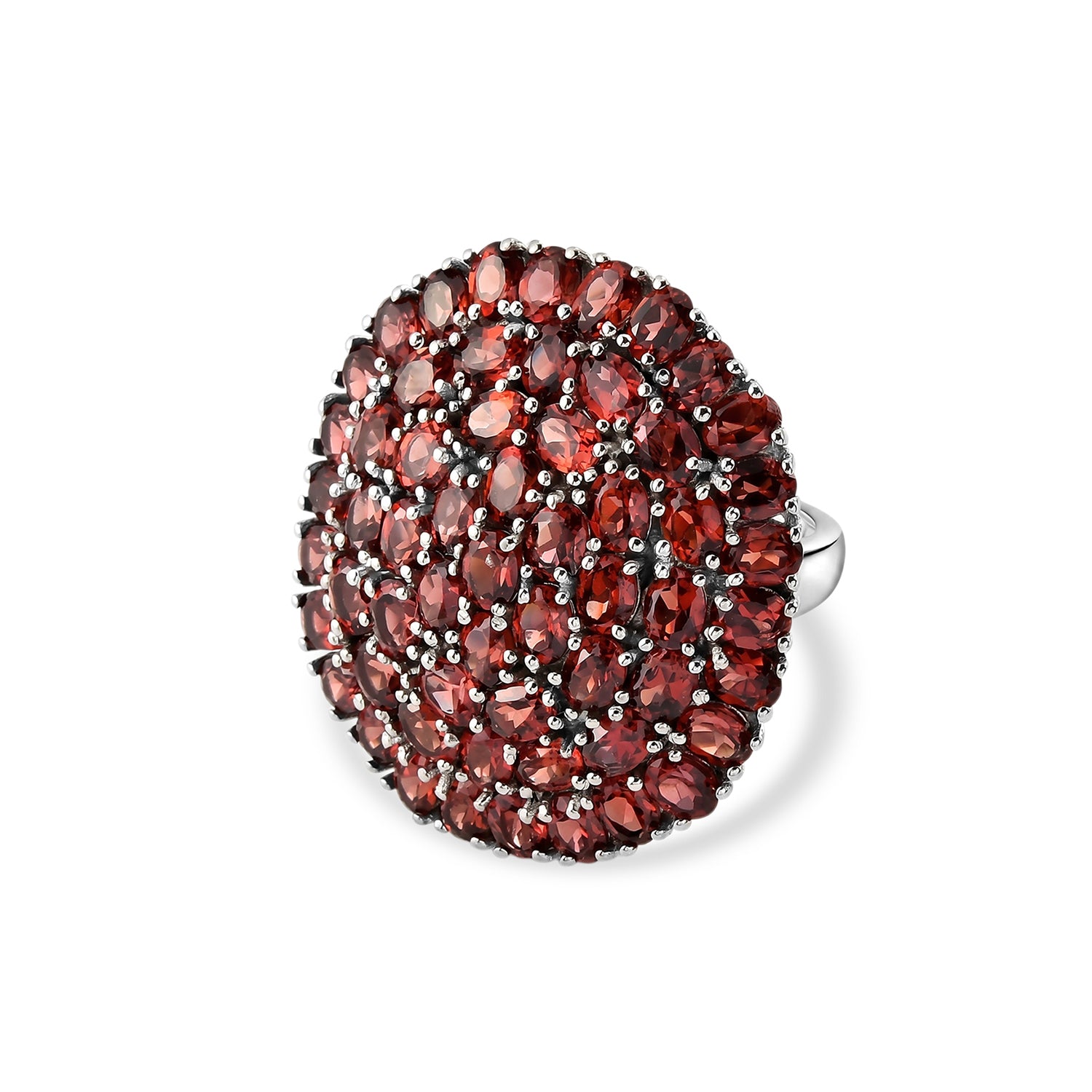 Red Garnet Cluster Ring 13.00 Ct. V32520921 0