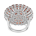 Red Garnet Cluster Ring 13.00 Ct._8516675_6