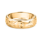 Yellow Gold Plated Sterling Silver Band Ring_8517011