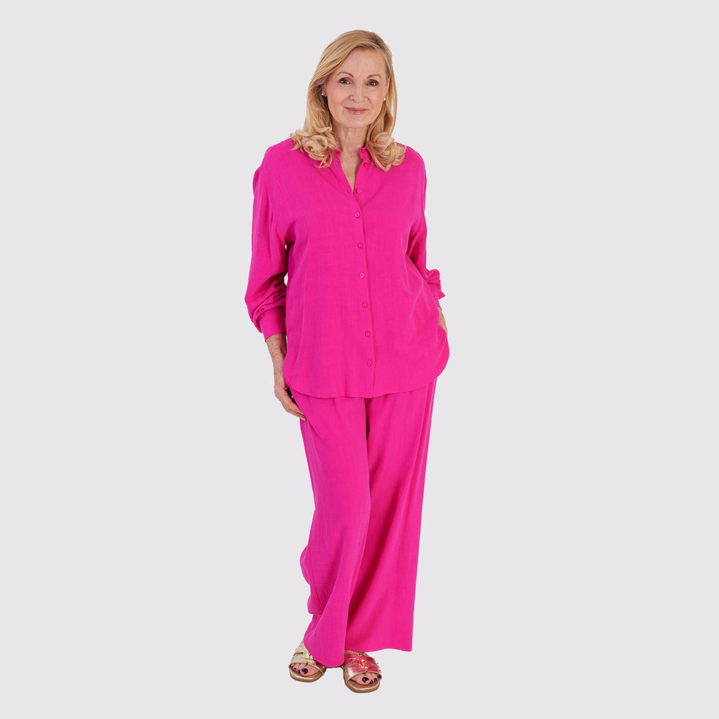 Marina Kaneva Button Down Shirt (Size 16) - Pink_8518422_1