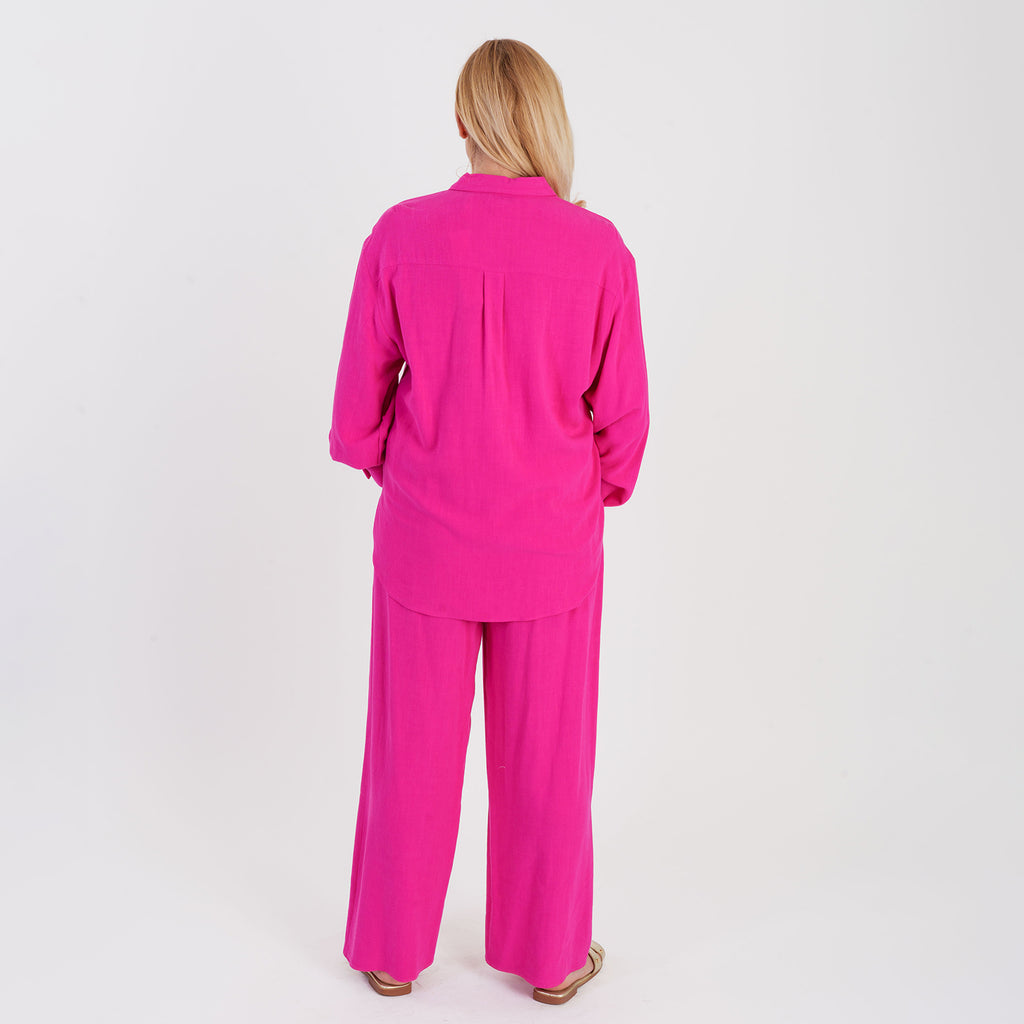 Marina Kaneva Button Down Shirt (Size 16) - Pink_8518422_3