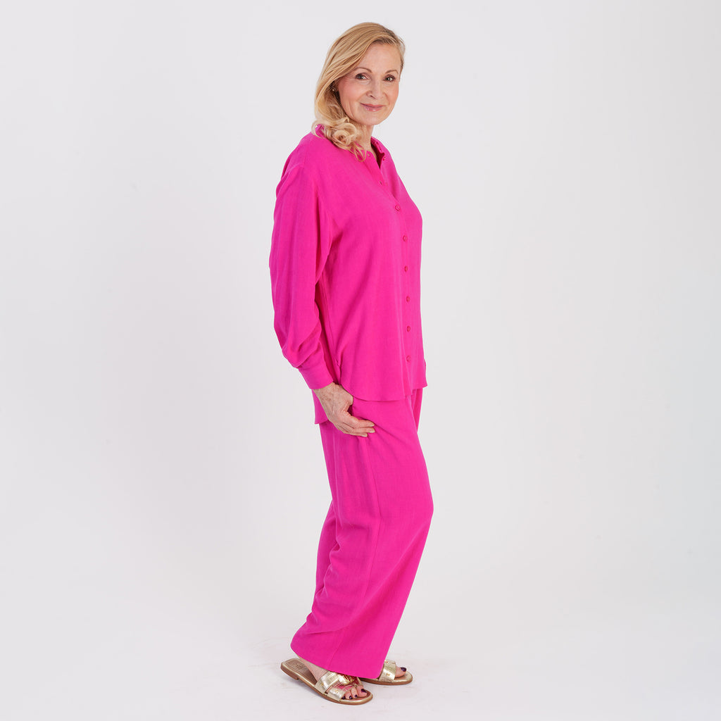 Marina Kaneva Button Down Shirt (Size 16) - Pink_8518422_4