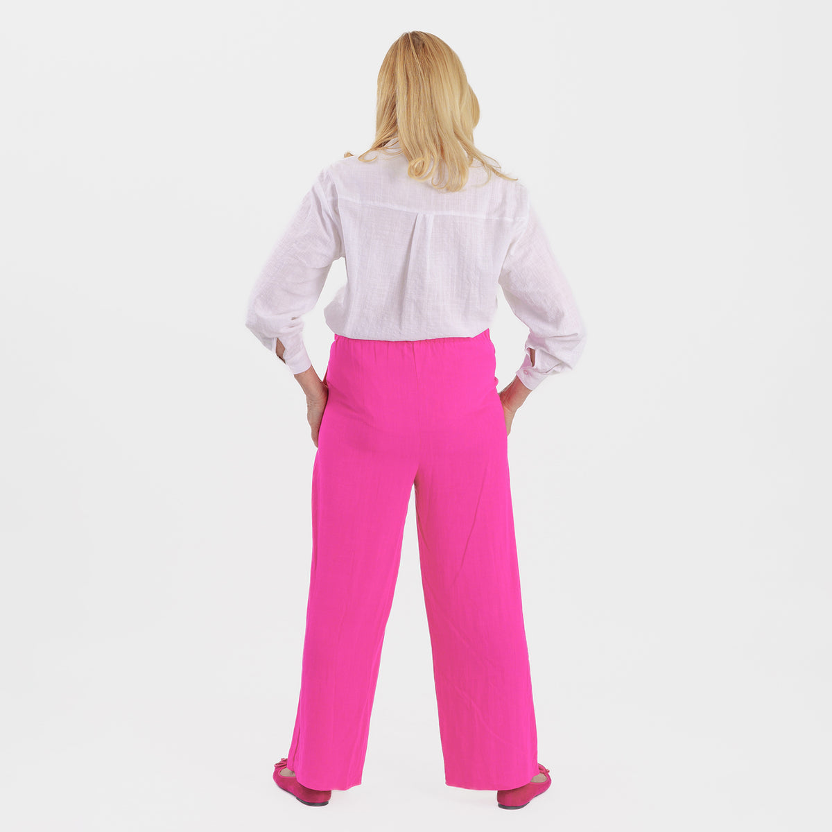 Marina Kaneva Wide Leg Trousers (Size 18) - Pink V32591104 2