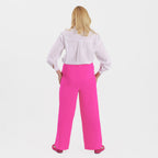 Marina Kaneva Wide Leg Trousers (Size 18) - Pink_8518439_2