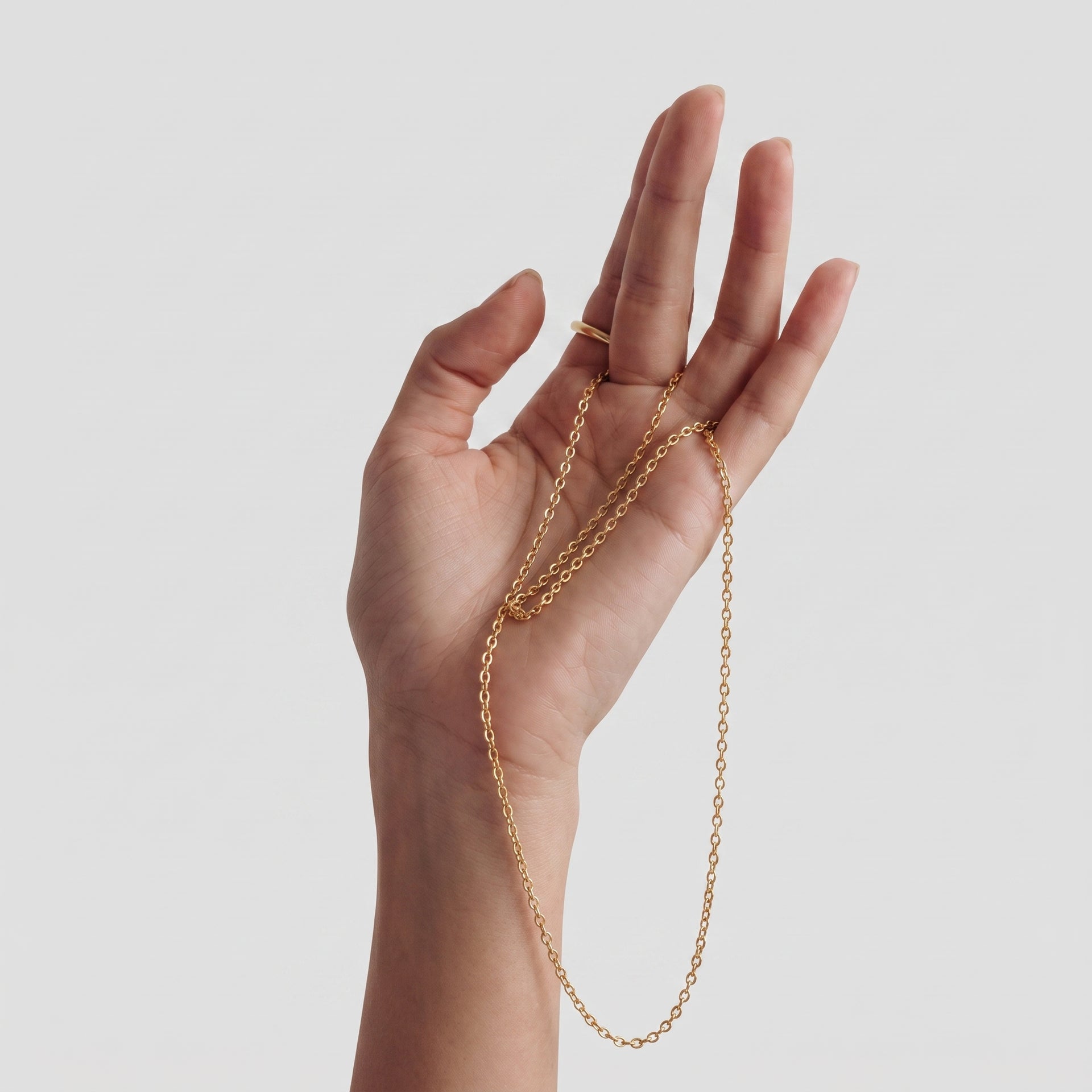 Close Out Deal- 9K Yellow Gold 2MM Oval-Cut Belcher Chain with Spring Clasp 30 Inch 8519069 4