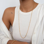 Close Out Deal- 9K Yellow Gold Belcher Necklace (Size - 30)_8519069_5