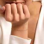 One Time Deal- 9K Yellow Gold Paperclip Bracelet (Size - 7.5)_8519080_5