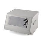 Patterned Storage Box (Size 38x38x26 cm) - Grey_8519108_1