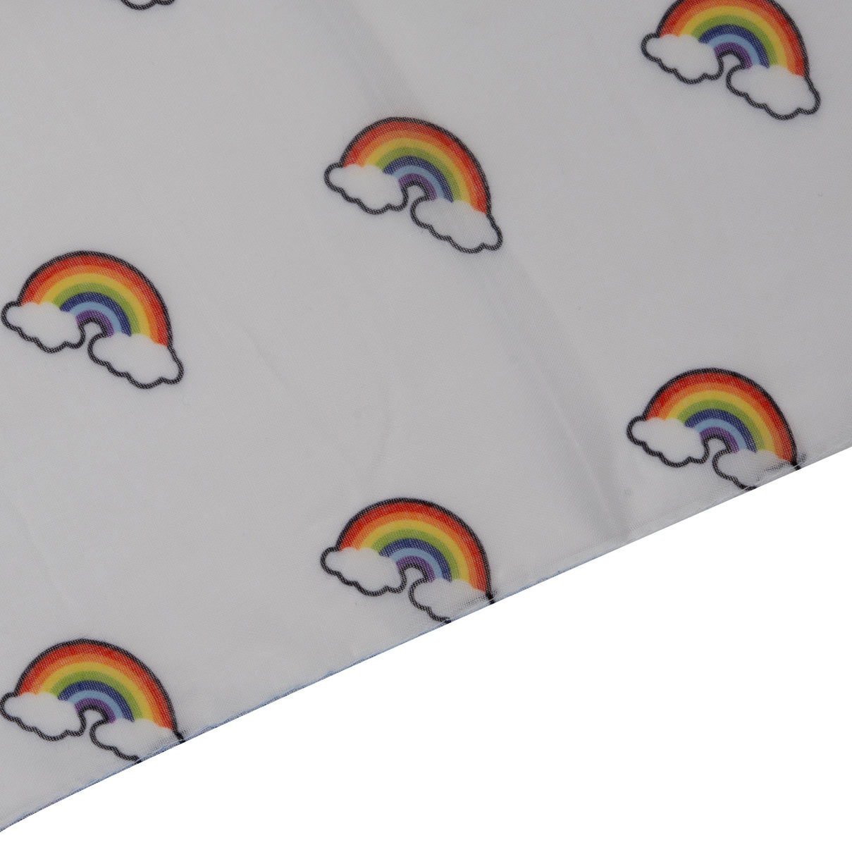 Rainbow Print Scarf (Size 70 x 180 Cm) - White 8519195 5