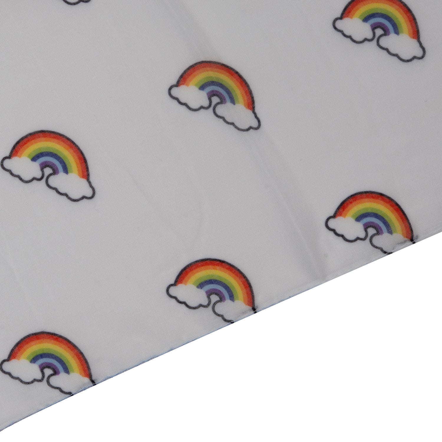 Rainbow Print Scarf (Size 70 x 180 Cm) - White 8519195 5