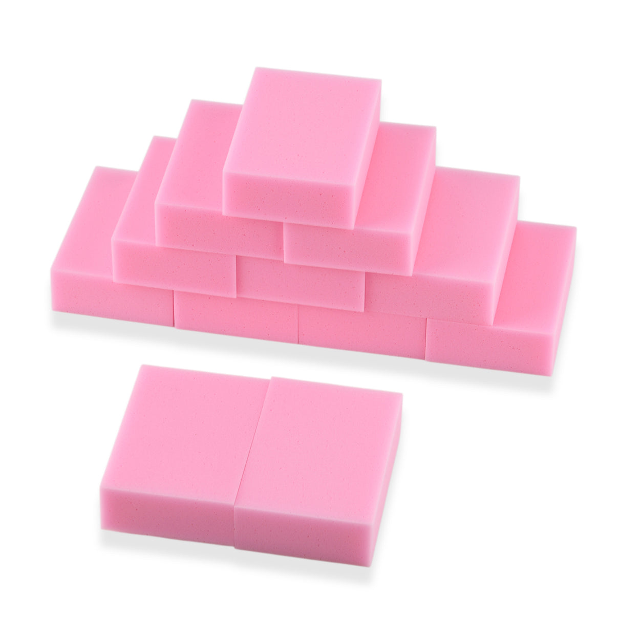 12-Piece Pink Magic Sponge Eraser Set - High-Density Melamine Foam 30D Cleaning Pads for Kitchen, Bathroom &amp; Walls (10x6x2cm) - Pink V32512359 2