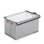 Patterned Storage Box (Size 50x32x30 cm) - Black_8519572_3