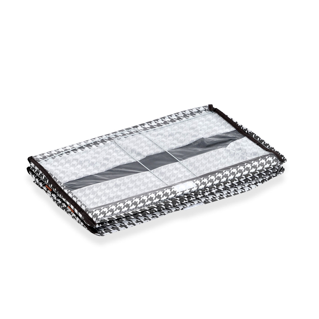 Patterned Storage Box (Size 50x32x30 cm) - Black_8519572_5