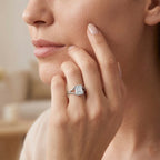 D'Joy - GRA Certified Moissanite D-VVS1 Solitaire Ring in Rhodium Overlay Sterling Silver 1.00 Ct._8519652_1