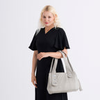 Designer Inspired - Dual-Handle Convertible Crossbody & Shoulder Handbag - Light Green_8519657_3