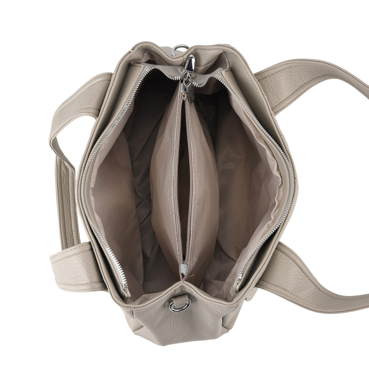 Designer Inspired - Dual-Handle Convertible Crossbody &amp; Shoulder Handbag - Light Green V32528096 6