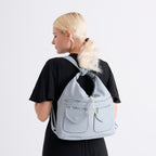 Designer Inspired Womens Multi-Pocket Crossbody Hobo Bag - Blue_8519685_3