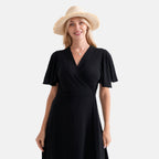 Designer Paper Straw Sun Hat with Artificial Pearls (58cm) - Off White_8519771_1