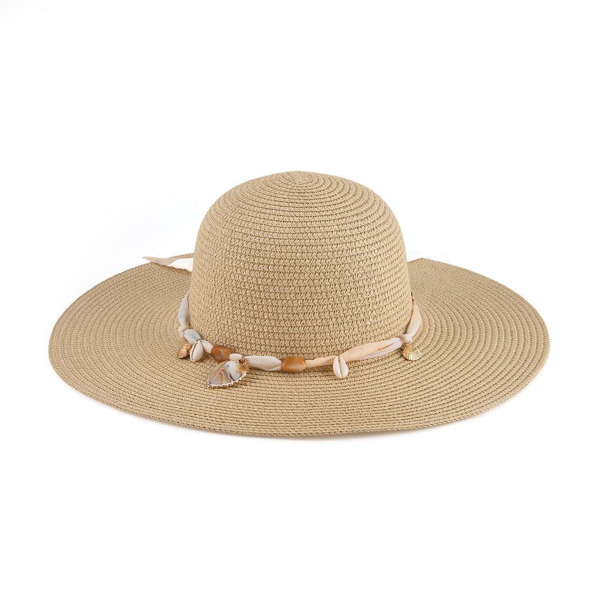 Paper Patterned Hat, Cap and Earmuff (Size 58x1 cm) - Beige 8519905 4