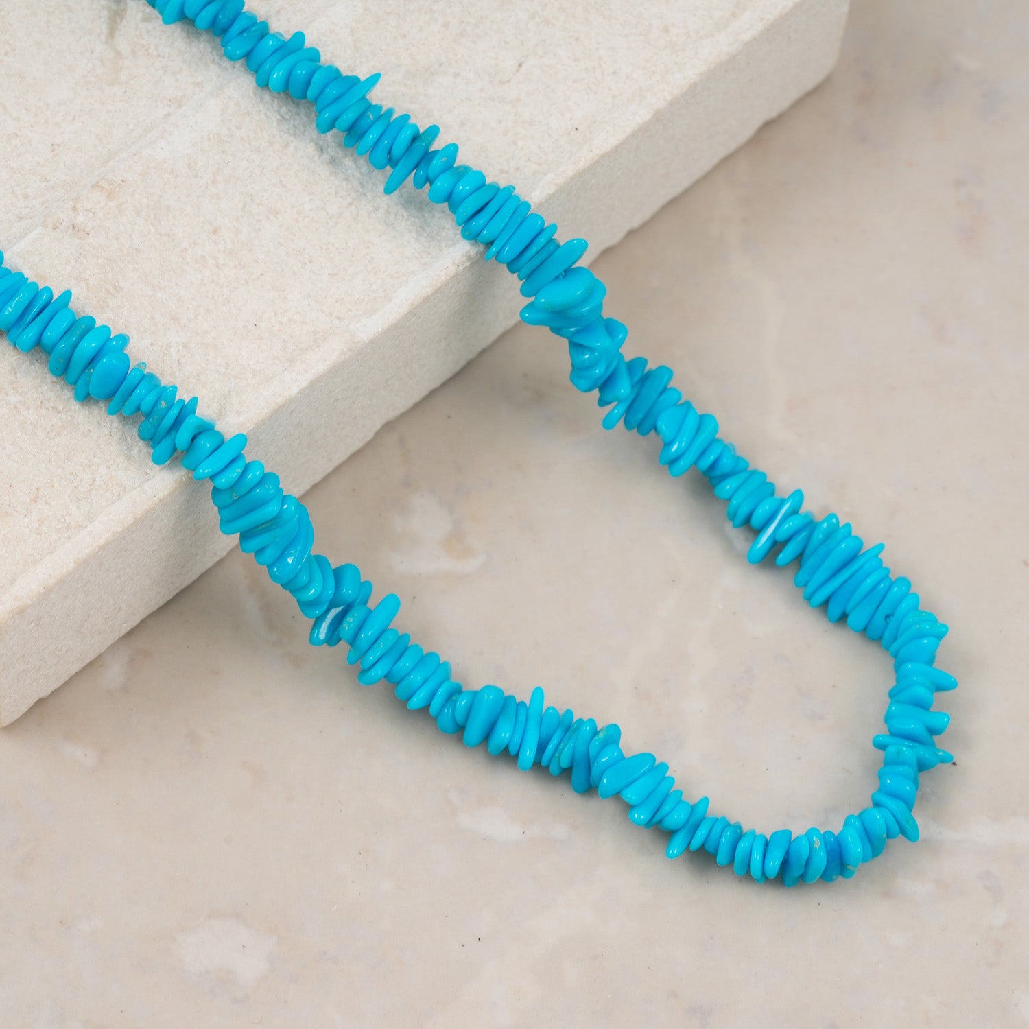 Sleeping Beauty Turquoise Necklace (Size - 18) 13.50 Ct. 8520023 1
