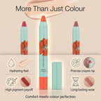 Set of 3- Max Factor Priyanka Lip Crayon (Includes Hibiscus, Mauve Love & Orange Grace)