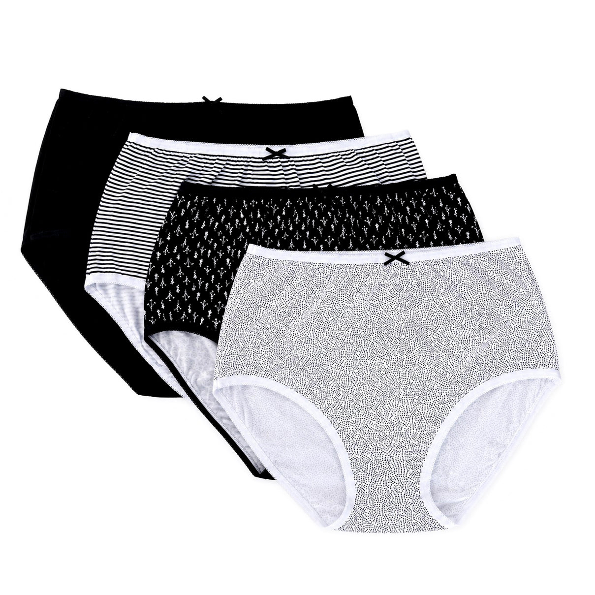 TJC Special Cotton Underwear (Size - 16-18) - Black White 8520329 0