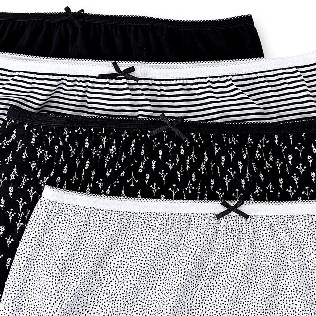 TJC Special Cotton Underwear (Size - 16/18) - Black White_8520329_1