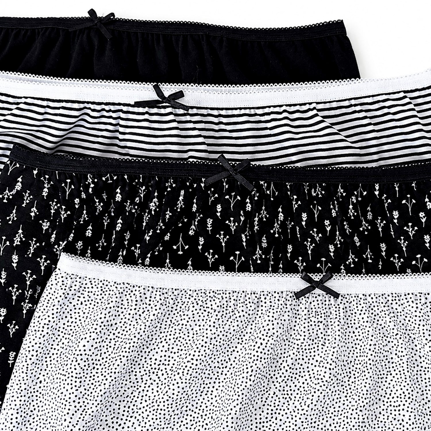 TJC Special Cotton Underwear (Size - 16-18) - Black White 8520329 1