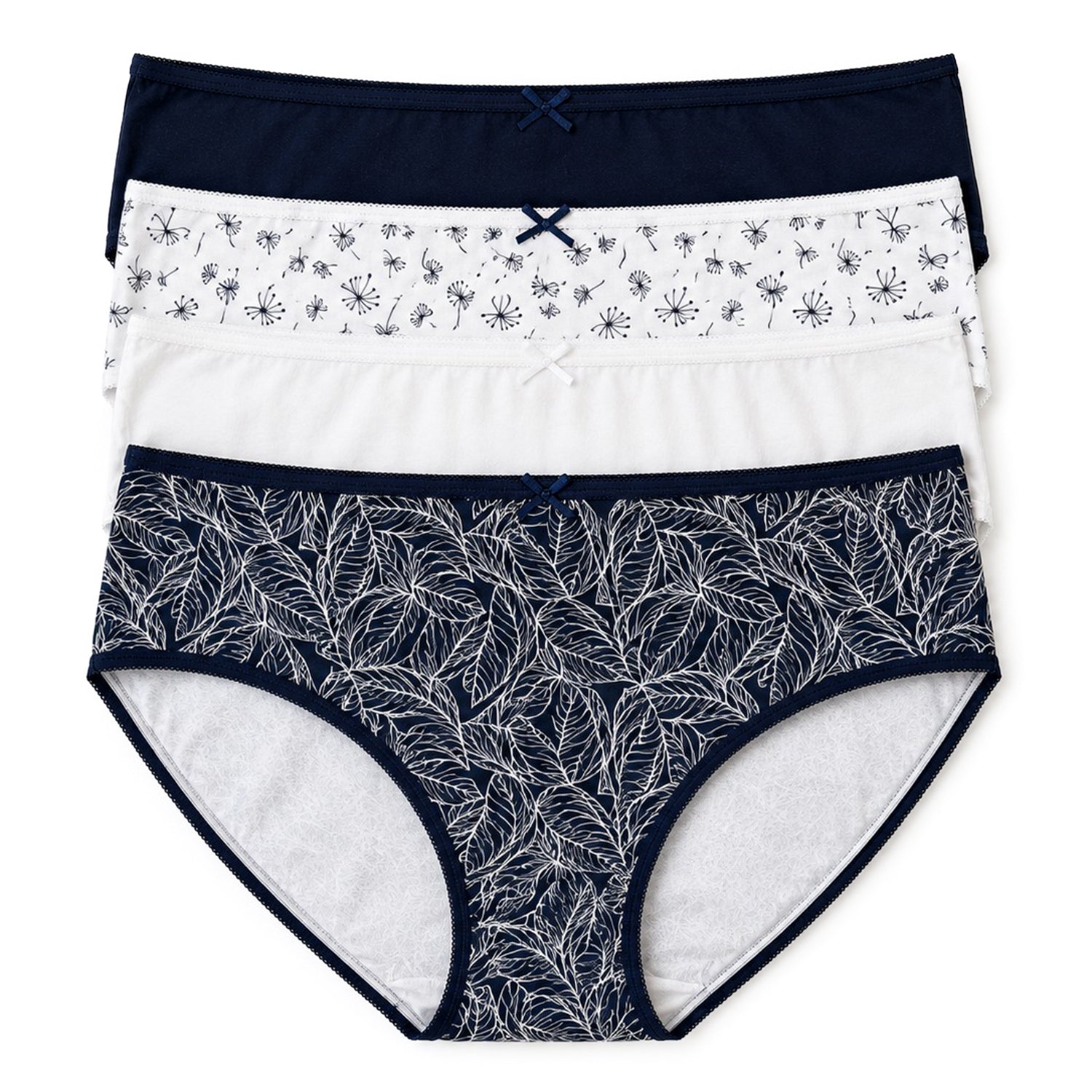 TJC Special Cotton Underwear (Size - 14) - Navy White 8520369 0