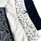 Pack of 4: Exquisite Elegance Midi Brief (Size 14) - Navy & White, 95% cotton & 5% Elastane_8520369_2