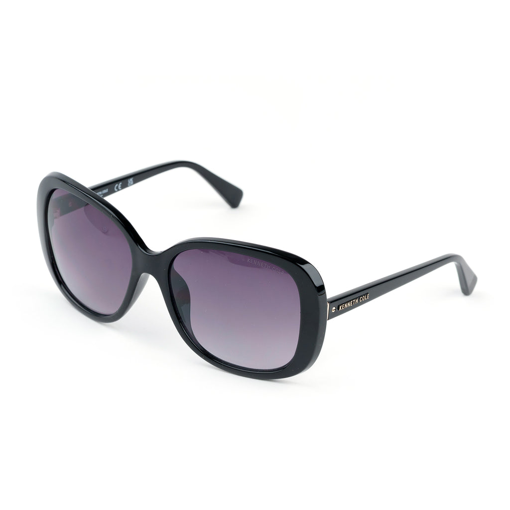 Kenneth Cole - Black Fashion Sunglasses - Gradient Smoke Lenses_8520474_1