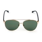 Kenneth Cole Reaction- Gold Classic Sunglasses - Solid Green Lenses_8520482