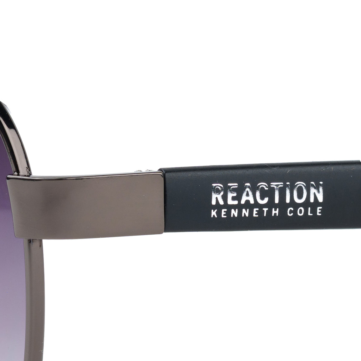 Kenneth Cole Reaction-Shiny Gunmetal Sunglasses - Gradient Smoke Lenses V32513336 3
