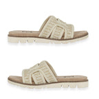 Emma Ladies Raphael Elegant Open-Toe Casual Beach Mules (Size 7) - Beige_8520681_1