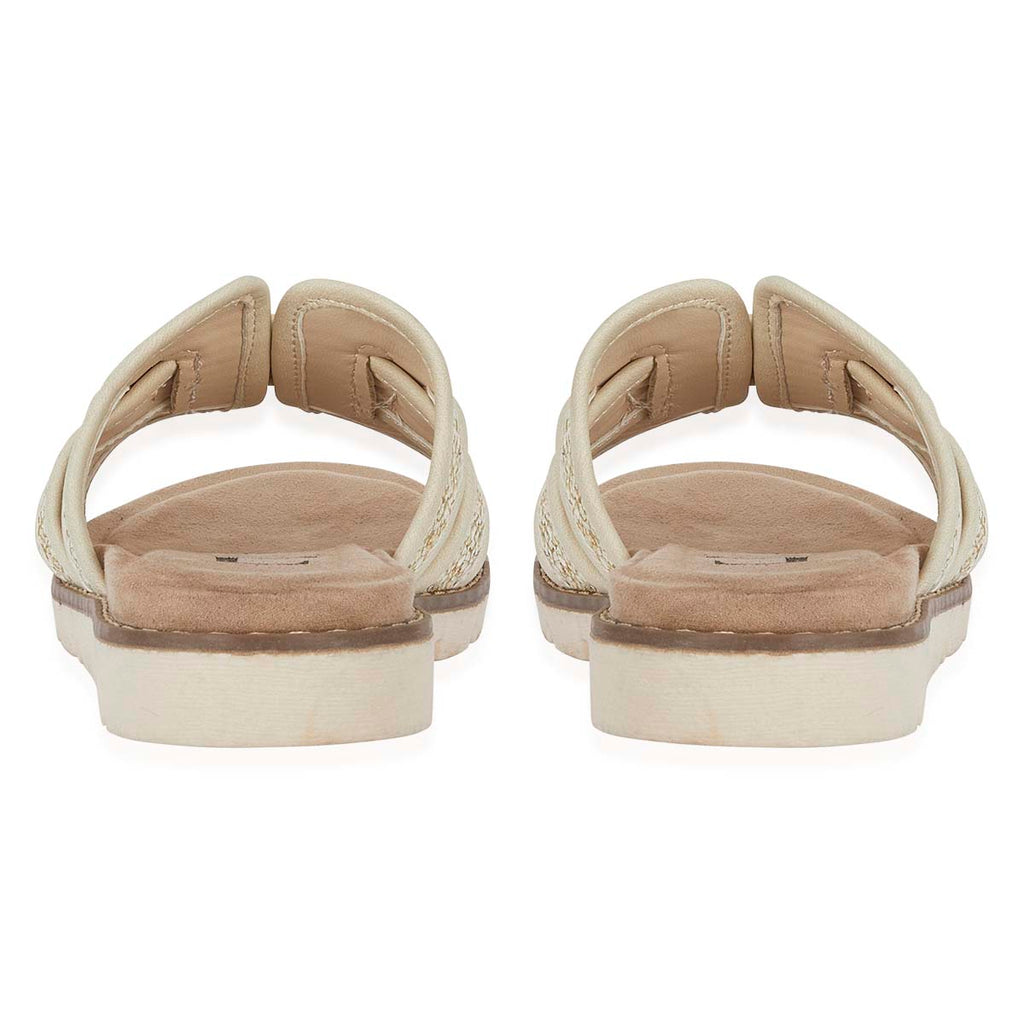 Emma Ladies Raphael Elegant Open-Toe Casual Beach Mules (Size 7) - Beige_8520681_2