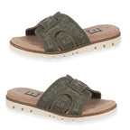 Emma Ladies Raphael Elegant Open-Toe Casual Beach Mules (Size 5) - Khaki_8520684