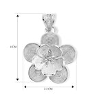 Royal Bali Collection - Sterling Silver Floral Pendant_8521537_5