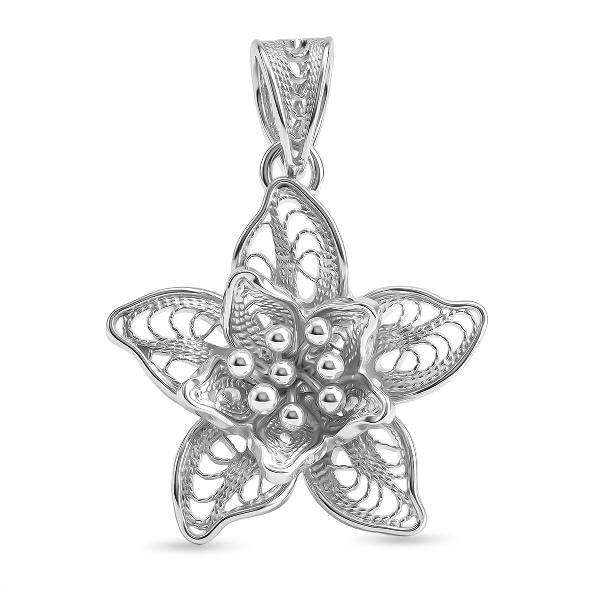 Royal Bali Collection - Sterling Silver Star Pendant 8521538 0