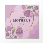Mother's Day Square Card (Size - One Size) - Lavender & Pastel Pink_8521576