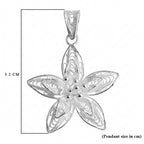 Royal Bali Collection - Sterling Silver Floral Pendant_8522229_4