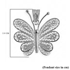 Royal Bali Collection - Sterling Silver Butterfly Pendant_8522232_4