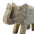Exclusive Handcrafted Mango Wood Elephant Figurine (20 X 7 X 14Cm)_8522949_4