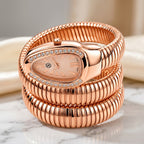 JCK Vegas Deal- STRADA Limited Edition Japanese Movement Water Resistant Serpent Watch - Rose_8522976_2